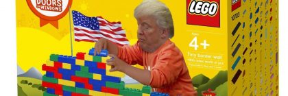 Trump Wall Lego Set