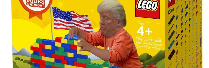 Trump Wall Lego Set