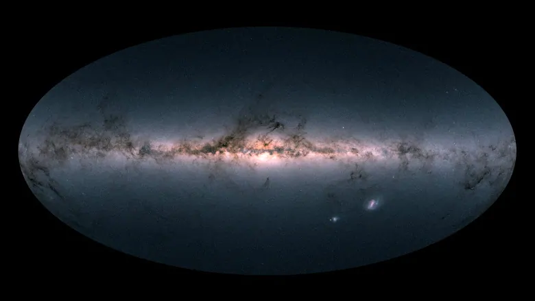 Cosmic Collision from Billions of Years Ago