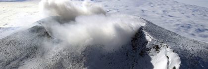 Active Volcano Discovered Under Glacier in Antarctica