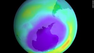 Ozone Hole Over Antarctica