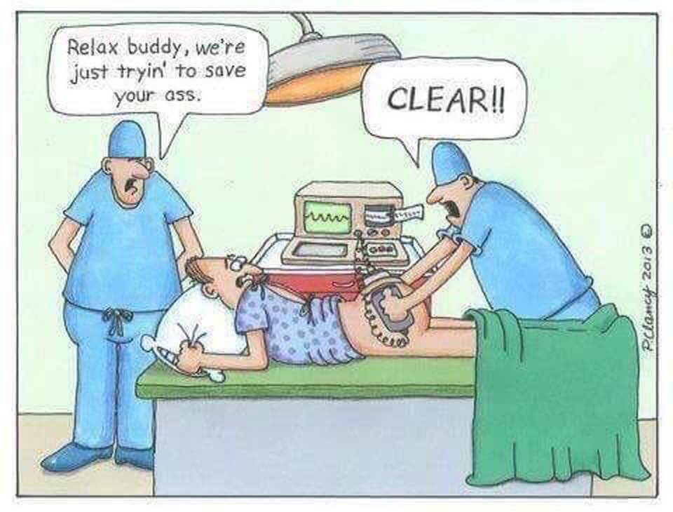 Cartoon When Doctors Take Things Too Literally