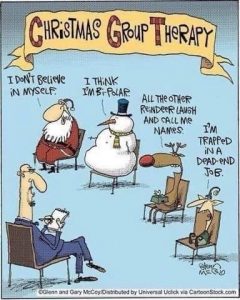 Cartoon - Christmas Group Therapy