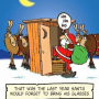 Cartoon - Santa Glasses