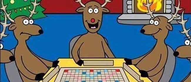 Cartoon - Scrabble With Santa