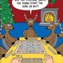 Cartoon - Scrabble With Santa