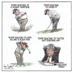 Cartoon – Trump Reacting