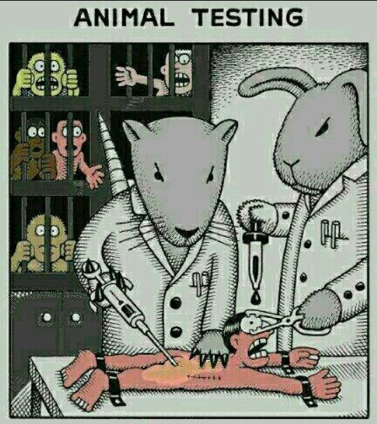 Cartoon - Animal Testing