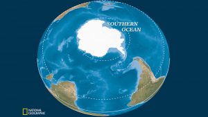 National Geographic adds 5th ocean to world map