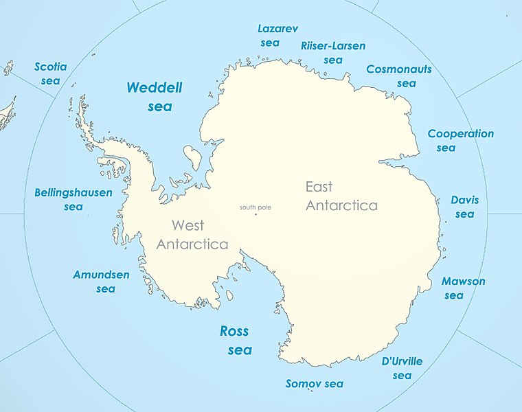 Weddell Sea Antarctica Map - Antarctica Journal News